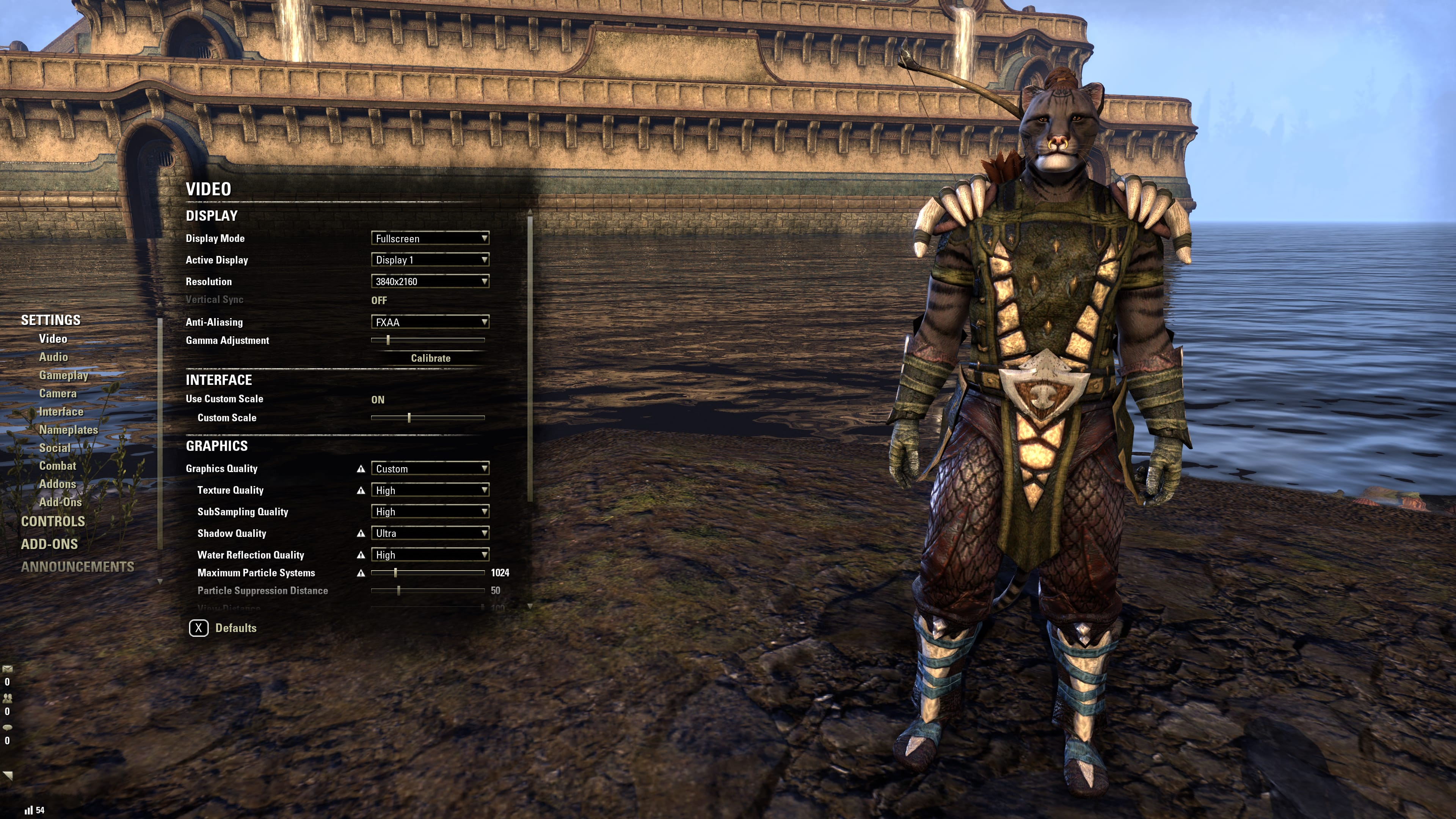 Before scaling up the UI in The Elder Scrolls Online it might not be legible for a lot of players